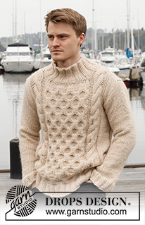 Free patterns - Męskie swetry przez głowę / DROPS 224-15