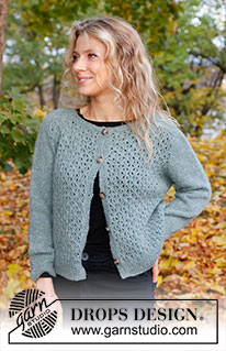 Free patterns - Damskie rozpinane swetry / DROPS 226-11