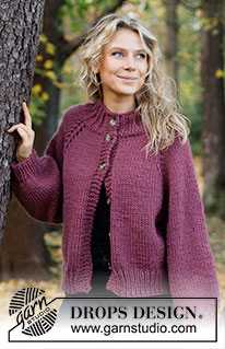 Free patterns - Proste rozpinane swetry / DROPS 226-38