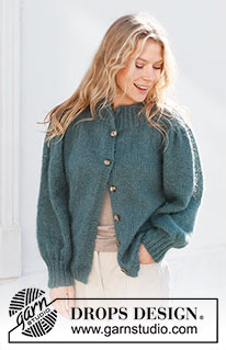 Free patterns - Proste rozpinane swetry / DROPS 227-40