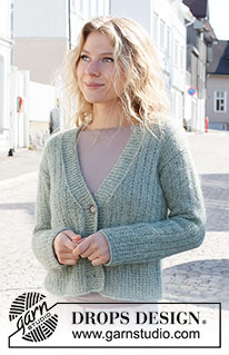 Free patterns - Damskie rozpinane swetry / DROPS 227-6