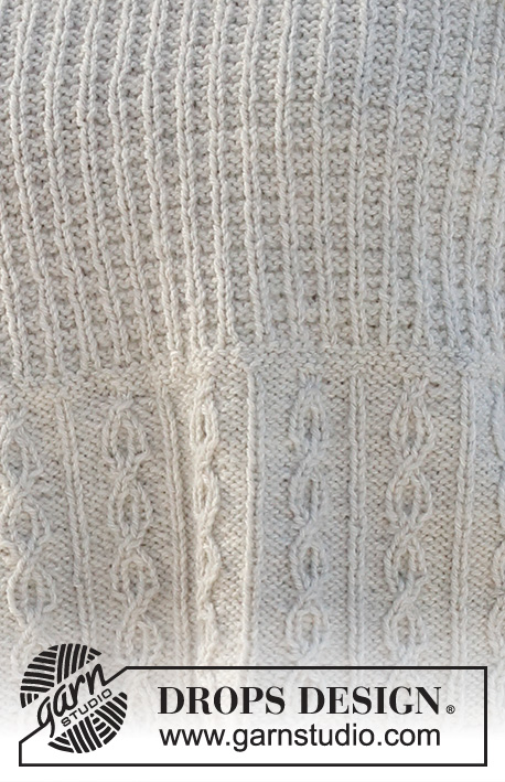 Day to Knight / DROPS 228-5 - Colete tricotado em DROPS Lima ou DROPS Karisma, com decote em V, torcidos, ponto texturado e orla das cavas dobrada. Do S ao XXXL