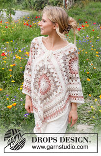 Free patterns - Poncho's voor dames / DROPS 229-15