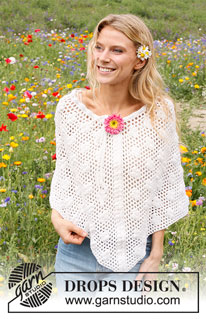 Free patterns - Poncho's voor dames / DROPS 229-16