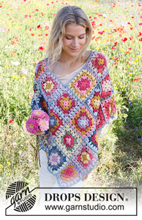 Free patterns - Poncho's voor dames / DROPS 229-17