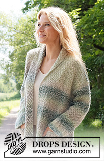 Free patterns - Damskie rozpinane swetry / DROPS 230-45