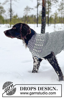 Free patterns - Swetry dla psów / DROPS 233-17