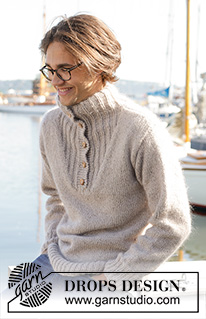 Free patterns - Męskie swetry przez głowę / DROPS 233-8