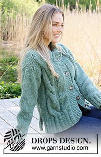 Free patterns - Damskie rozpinane swetry / DROPS 237-37