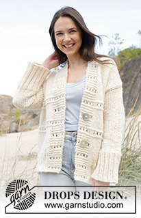 Free patterns - Damskie rozpinane swetry / DROPS 239-31