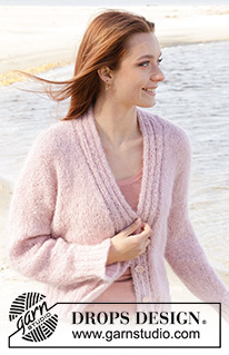 Free patterns - Proste rozpinane swetry / DROPS 240-6