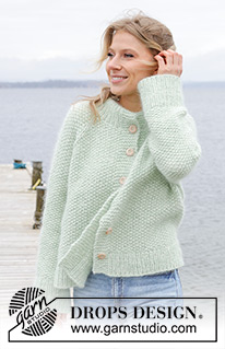 Free patterns - Proste rozpinane swetry / DROPS 243-4
