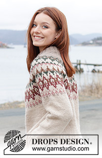 Free patterns - Damskie rozpinane swetry / DROPS 244-10