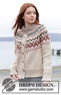 Free patterns - Damskie rozpinane swetry / DROPS 244-10