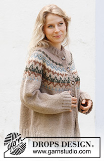 Free patterns - Damskie rozpinane swetry / DROPS 244-23