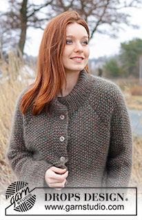 Free patterns - Proste rozpinane swetry / DROPS 244-3