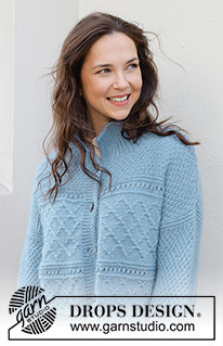 Free patterns - Damskie rozpinane swetry / DROPS 245-15