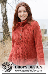 Free patterns - Damskie swetry przez głowę / DROPS 245-17