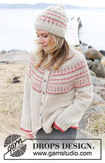Free patterns - Damskie rozpinane swetry / DROPS 245-18