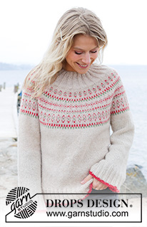Free patterns - Damskie swetry przez głowę / DROPS 245-19