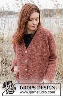 Free patterns - Proste rozpinane swetry / DROPS 245-21