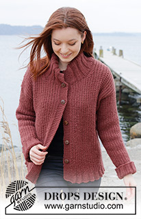 Free patterns - Damskie rozpinane swetry / DROPS 245-27