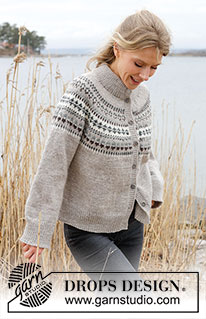 Free patterns - Damskie rozpinane swetry / DROPS 245-3