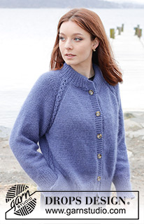 Free patterns - Damskie rozpinane swetry / DROPS 245-35