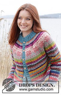 Free patterns - Damskie rozpinane swetry / DROPS 245-6