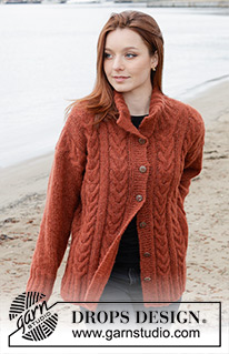Free patterns - Damskie rozpinane swetry / DROPS 245-9