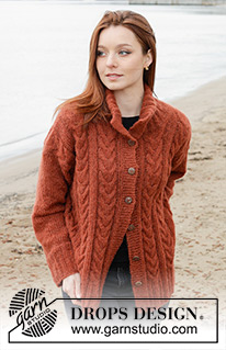 Free patterns - Damskie rozpinane swetry / DROPS 245-9
