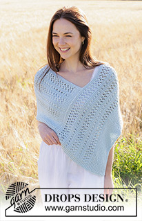Free patterns - Poncho's voor dames / DROPS 250-32