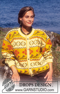 Free patterns - Damskie rozpinane swetry / DROPS 28-13