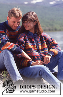 Free patterns - Damskie rozpinane swetry / DROPS 31-4