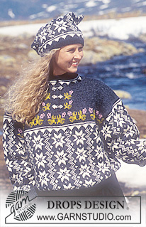 Free patterns - Modelli Throwback  in stile nordico / DROPS 32-3