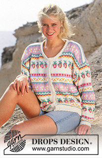 Free patterns - Damskie rozpinane swetry / DROPS 34-6