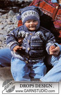 Free patterns - Swetry rozpinane dla niemowląt i małych dzieci / DROPS 39-18
