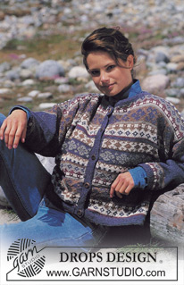Free patterns - Damskie rozpinane swetry / DROPS 40-6