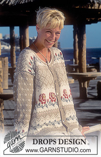 Free patterns - Damskie długie rozpinane swetry / DROPS 42-7