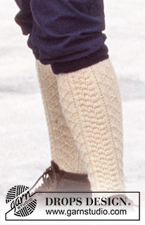 Northern Dream / DROPS 47-1 - Sweter na drutach, z żakardem norweskim, opaska, rękawiczki, czapka i skarpetki w komplecie, z włóczki DROPS Karisma Superwash