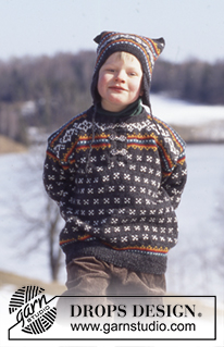 Free patterns - Kinderen Scandinavische Vesten / DROPS 52-3