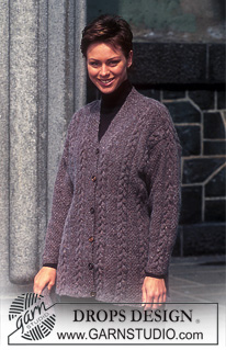 Free patterns - Damskie rozpinane swetry / DROPS 54-9