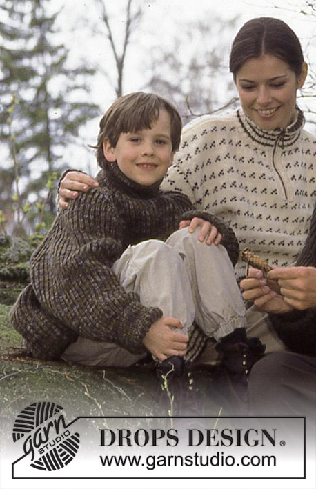 DROPS 59-22 - Sweter na drutach ściegiem angielskim z reglanowymi rękawami, z włóczki DROPS Karisma Superwash. Rozmiar dla dzieci i dorosłych.