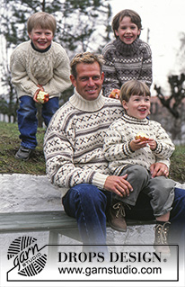 Free patterns - Norweskie dziecięce swetry przez głowę / DROPS 59-7