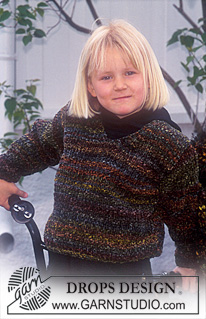 Free patterns - Proste dziecięce swetry przez głowę / DROPS 63-23