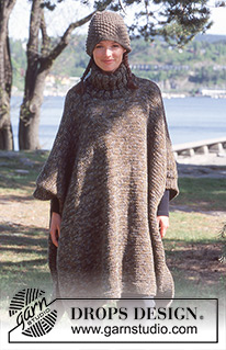 Free patterns - Poncho's voor dames / DROPS 67-21