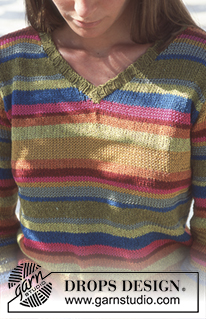 Free patterns - Swetry przez głowę w paski / DROPS 68-11
