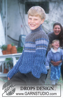 Free patterns - Dziecięce swetry przez głowę / DROPS 70-3