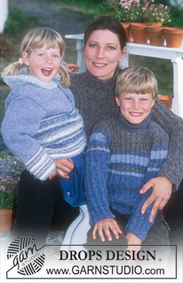 Free patterns - Dziecięce swetry przez głowę / DROPS 70-3