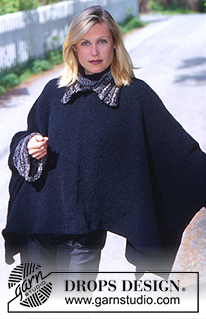 Free patterns - Poncho's voor dames / DROPS 72-15